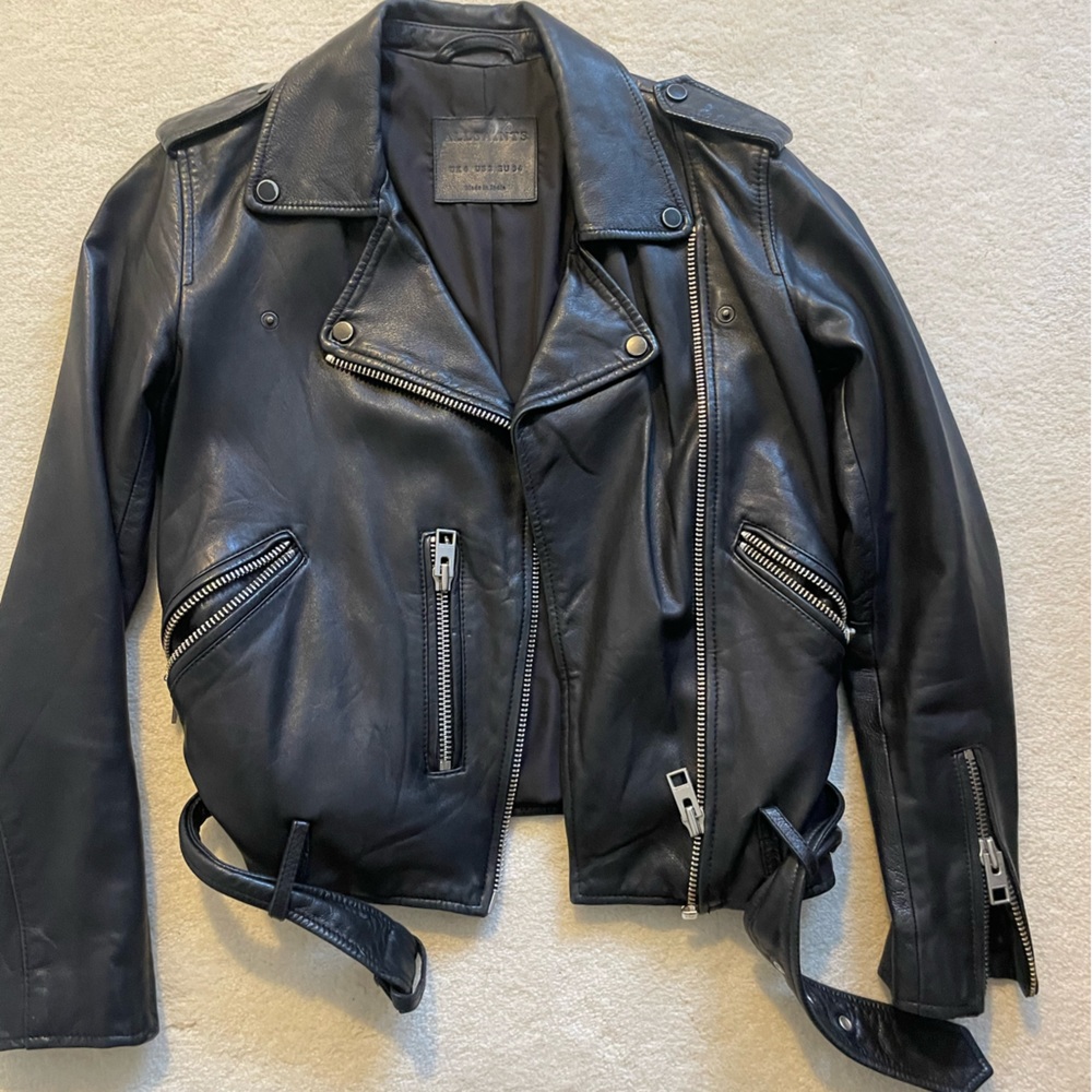 All Saints leather jacket